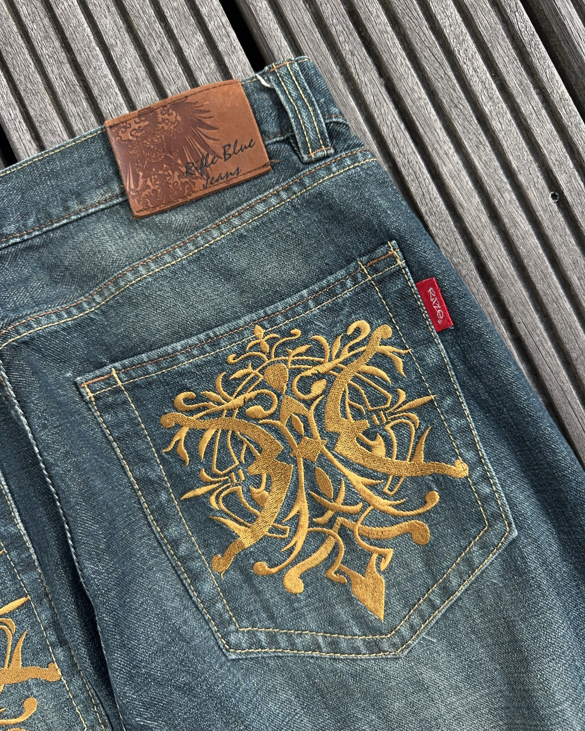 2000's Rifle Jeans Straight/Baggy Jeans *rare 34x32 (L)
