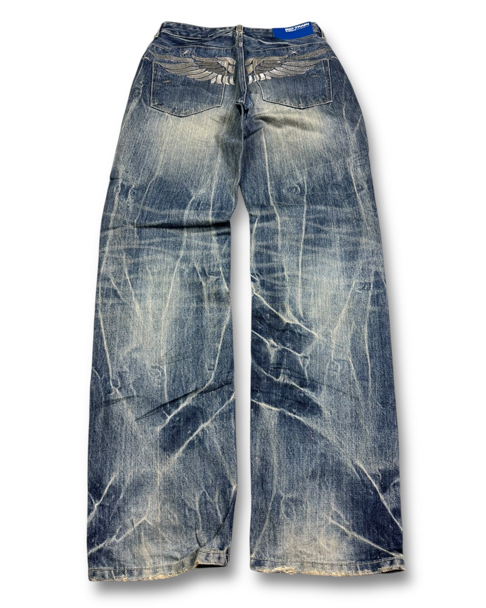 2000's Big Train Straight/Baggy Japanese Jeans *very rare 30x34 (M)