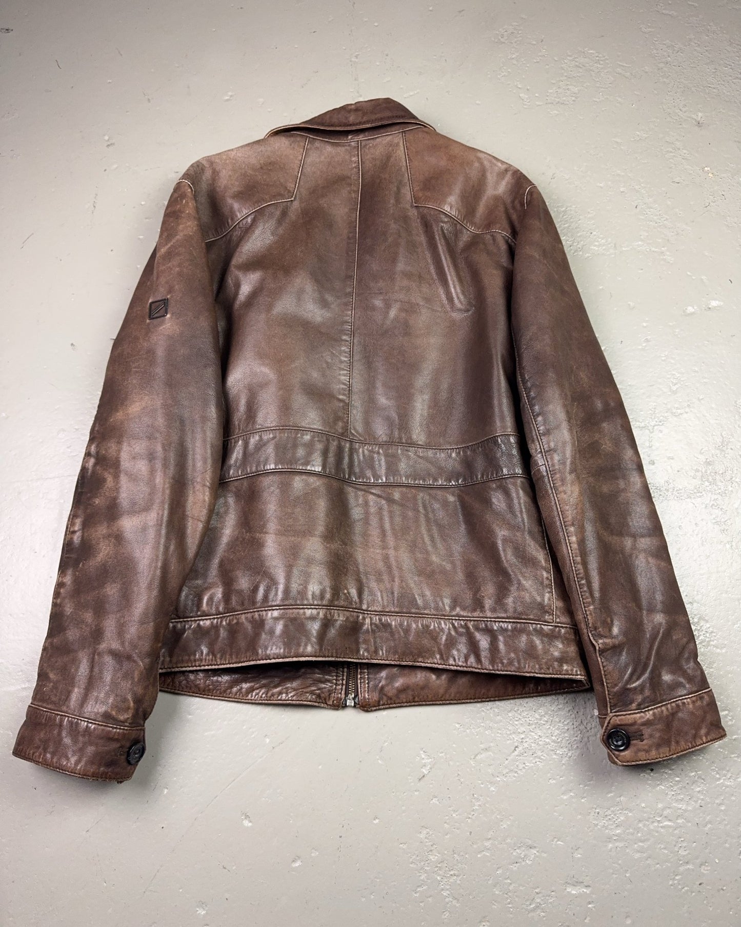 2000's Daniel Hechter Leather Jacket *rare (L)