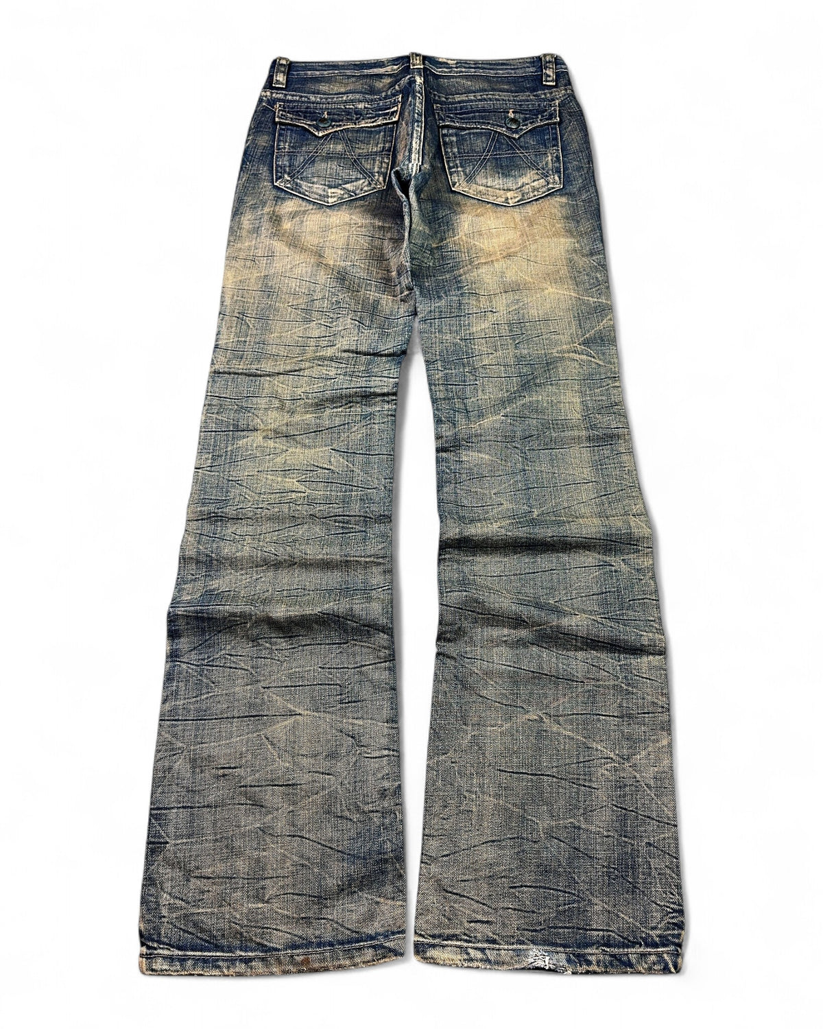 2000's Japanese Archive Bootcut/Flared Jeans *very rare 32x34 (M)