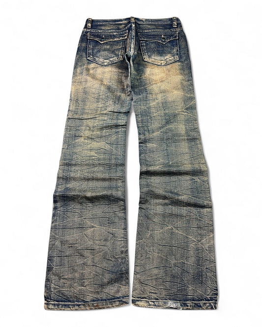2000's Japanese Archive Bootcut/Flared Jeans *very rare 32x34 (M)
