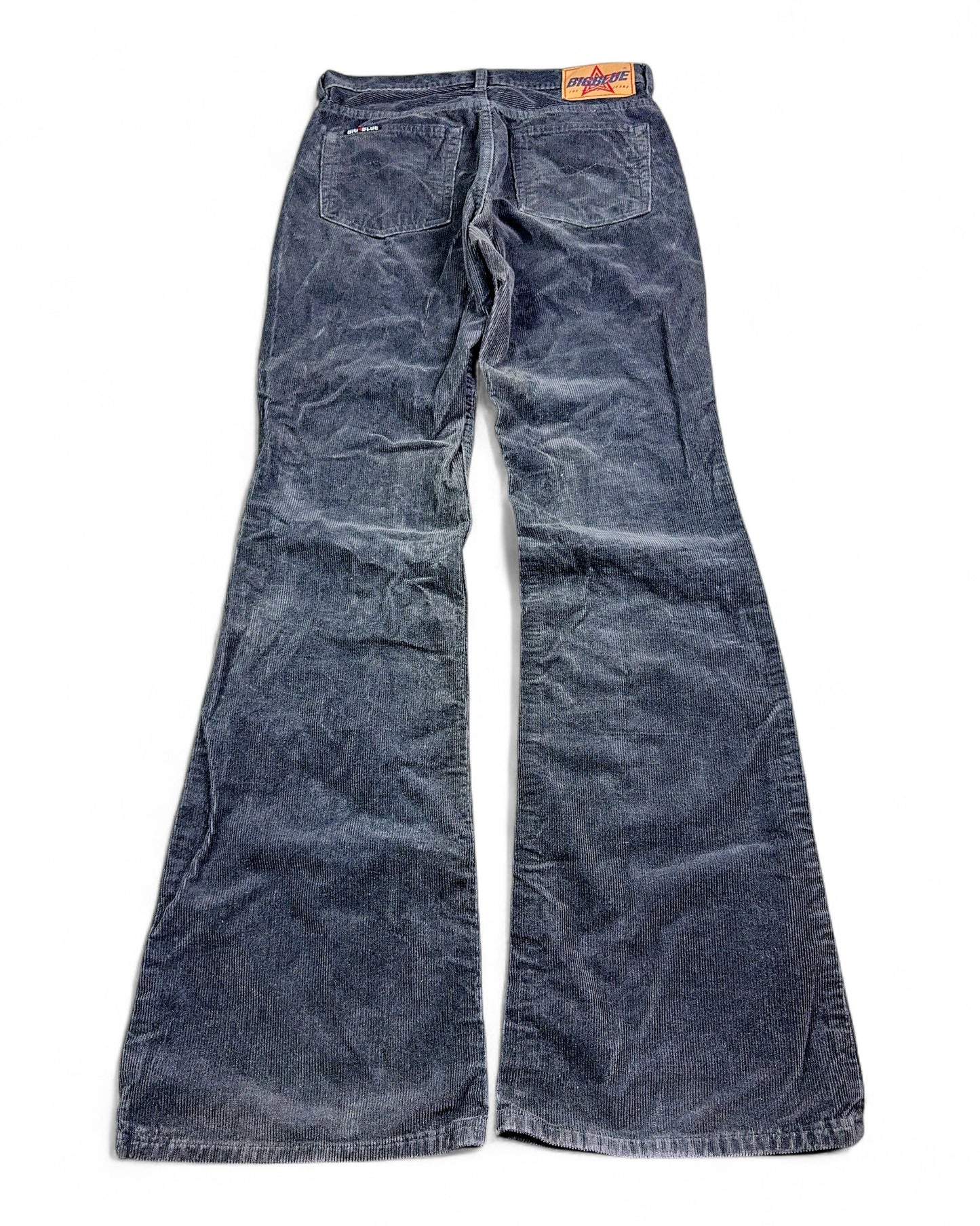 1990's Big Blue Bootcut Pants *very rare 30x34 (M)