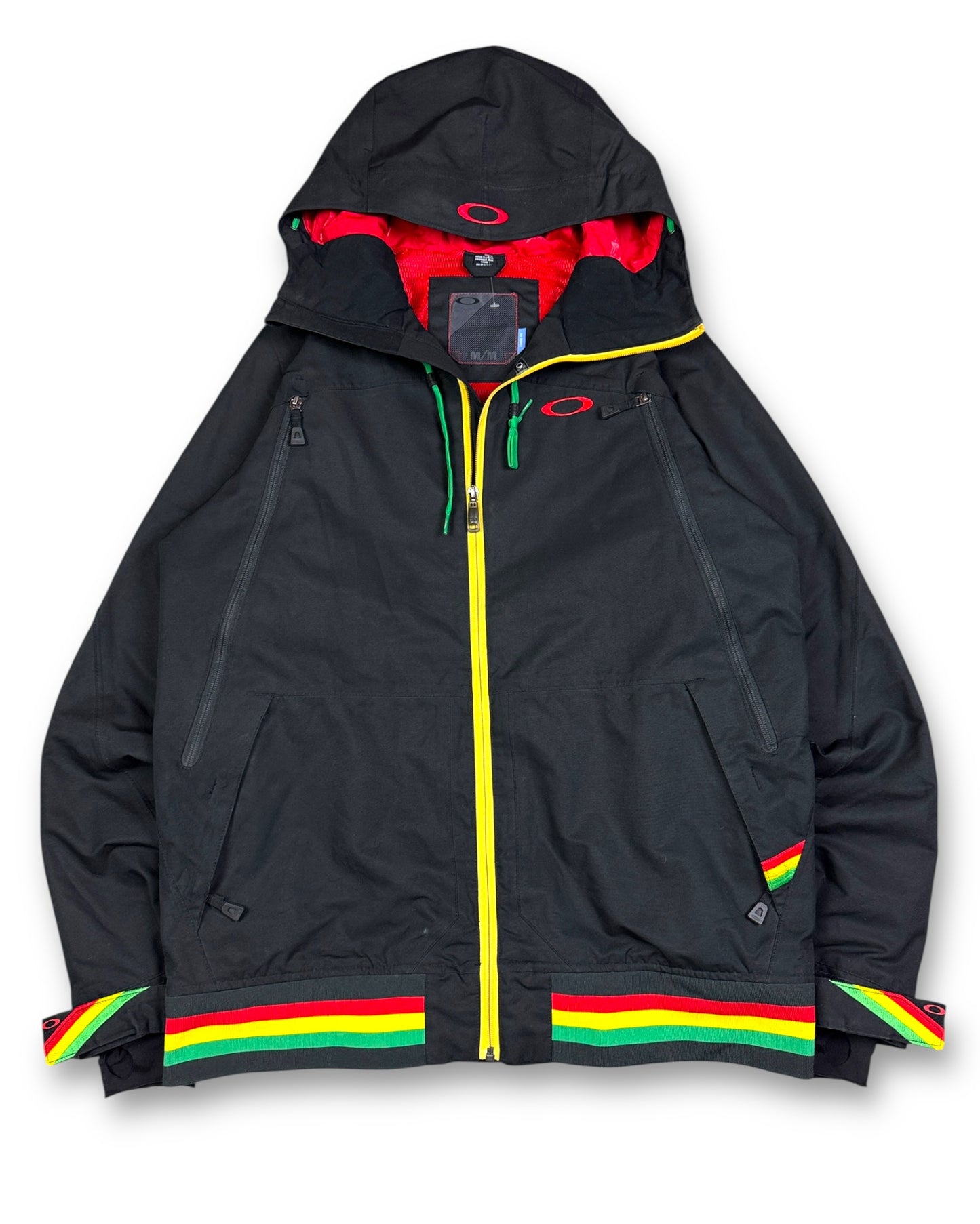 2000's Oakley Jamaica "Rasta" Snow Jacket Signature Series *very rare (M)