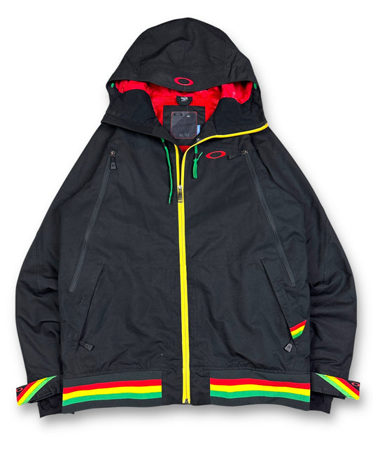 2000's Oakley Jamaica "Rasta" Snow Jacket Signature Series *very rare (M)