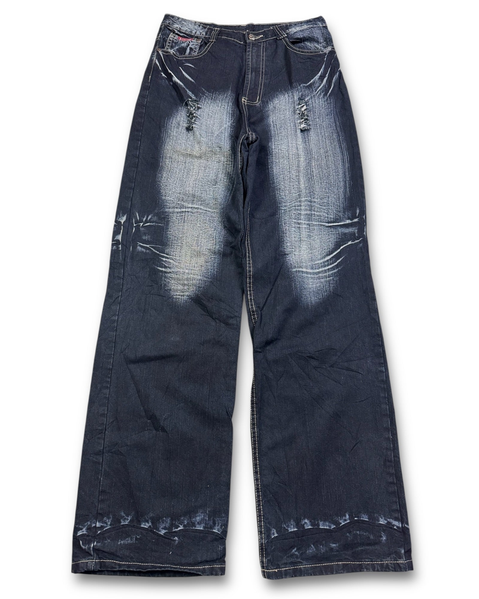 2000's Hanwei Japanese Straight/Baggy Jeans *rare 30x34 (M)