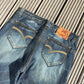 2000's Blue Subject Japanese Archive Baggy Jeans *very rare 34x34 (L)