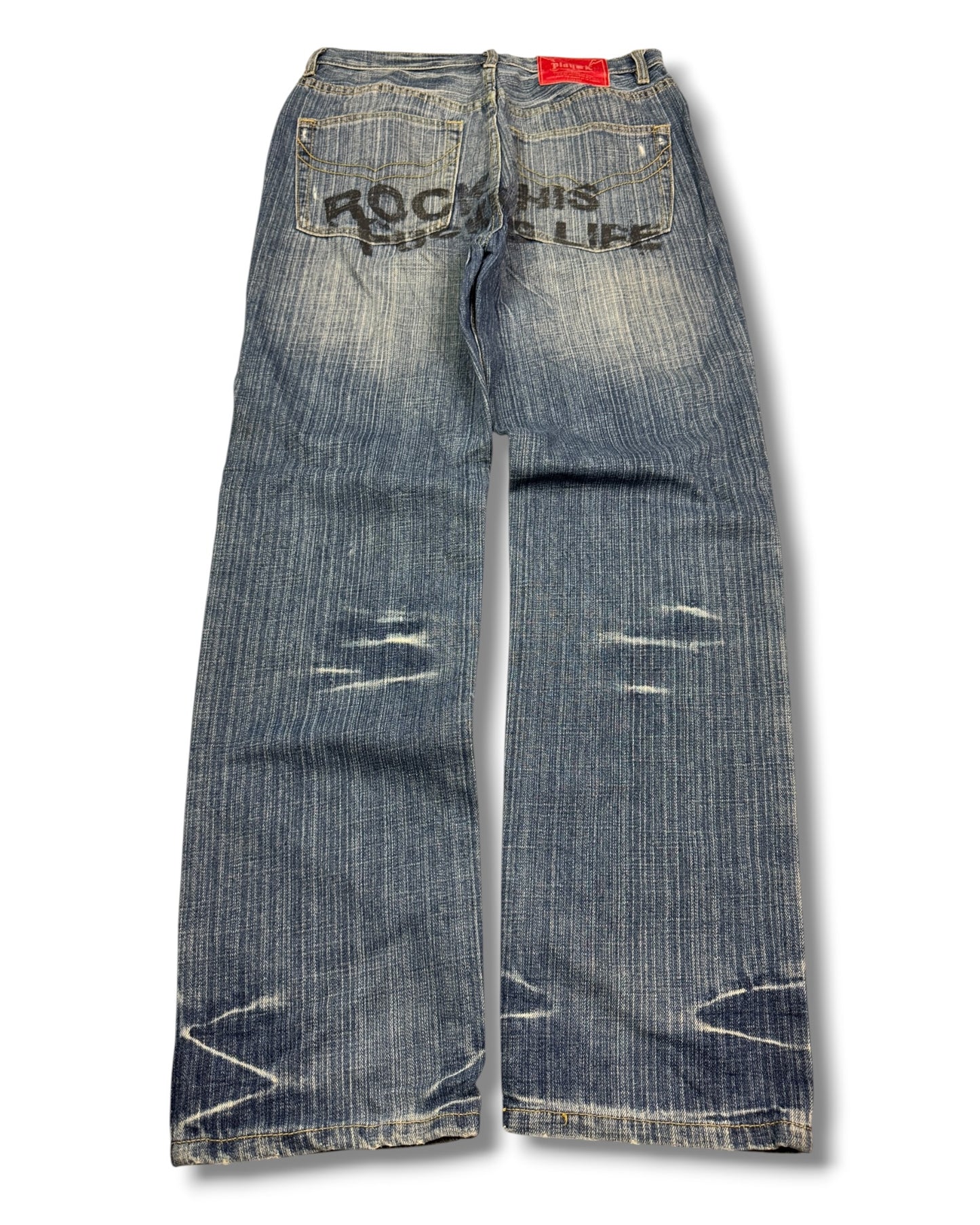 2000's Player Hip-hop Straight/Baggy Pants *rare 30x32 (M)