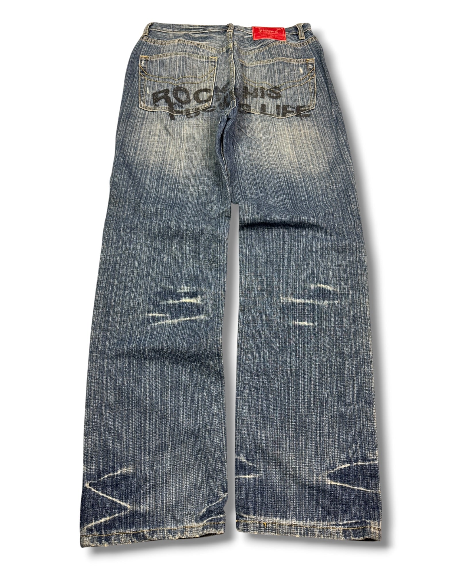 2000's Player Hip-hop Straight/Baggy Pants *rare 30x32 (M)