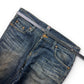 2000's Blue Way Japanese Straight/Bootcut Jeans *rare 32x34 (M)