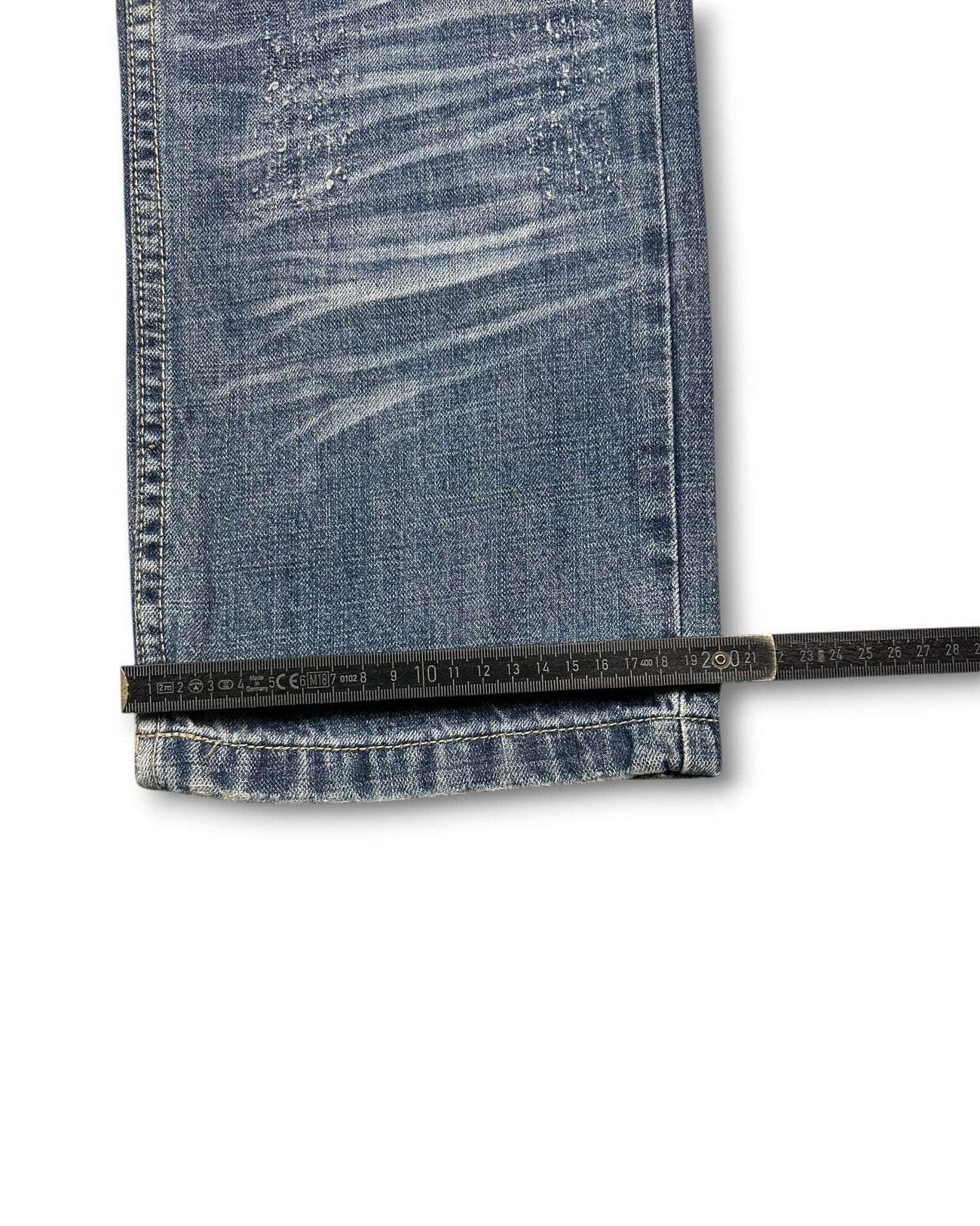 2000's Qilianshi Straight/Baggy Japanese Style Jeans *rare 32x32 (M)