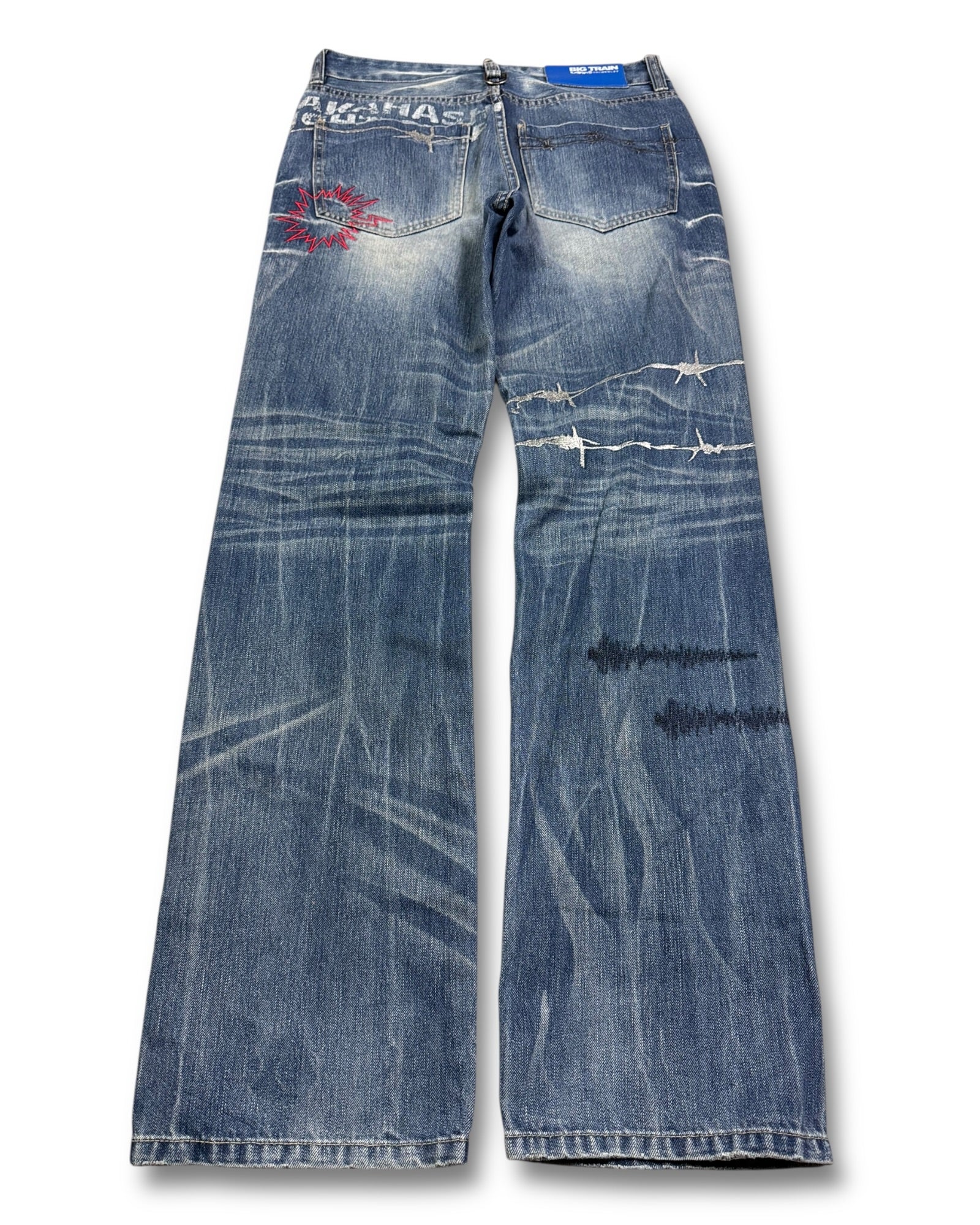 2000's Big Train Straight Japanese Jeans * 30x32 (M)