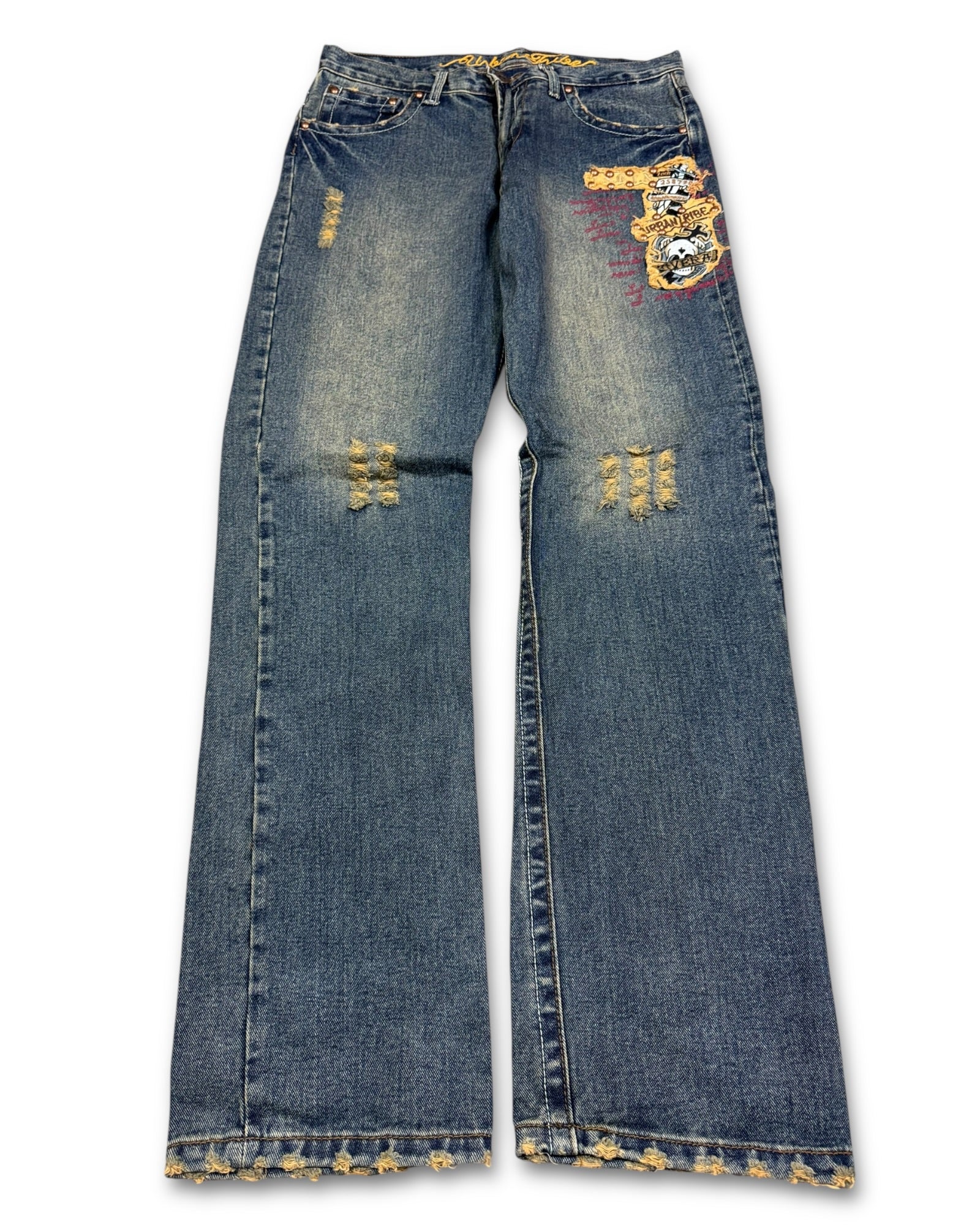 2000's Urban Fiver Straight/Baggy Jeans *very rare 30x34 (M)