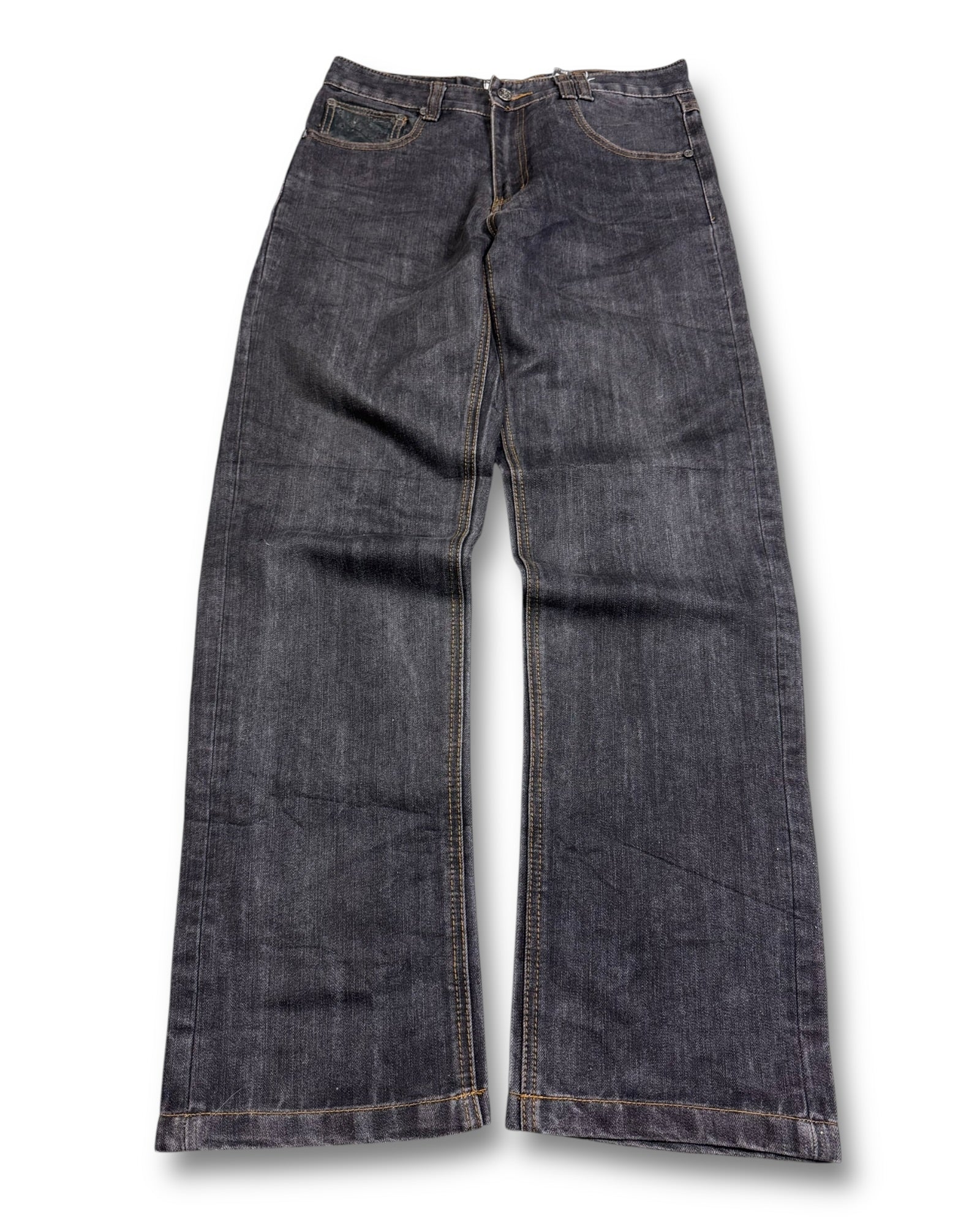 2000's Double D Straight/Baggy Japanese Jeans *very rare 30x30 (M)