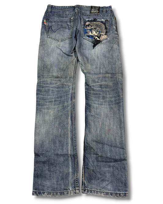 2000's Jizo Japanese Slim/Straight Jeans *very rare 30x30 (M)
