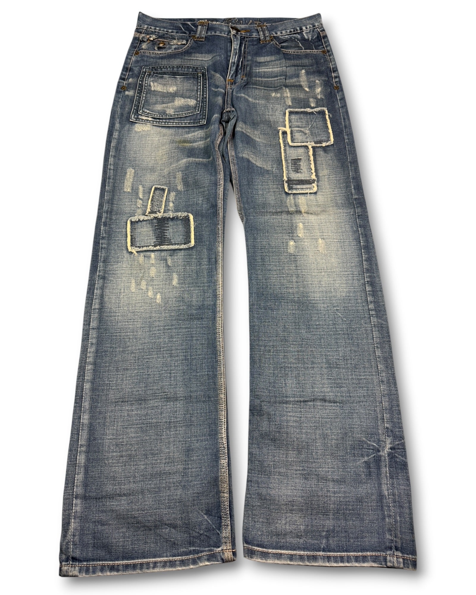 2000's Big Train Japanese Baggy Jeans *rare 36x34 (XL)