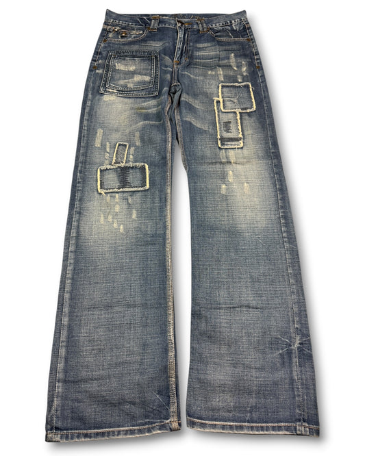 2000's Big Train Japanese Baggy Jeans *rare 36x34 (XL)