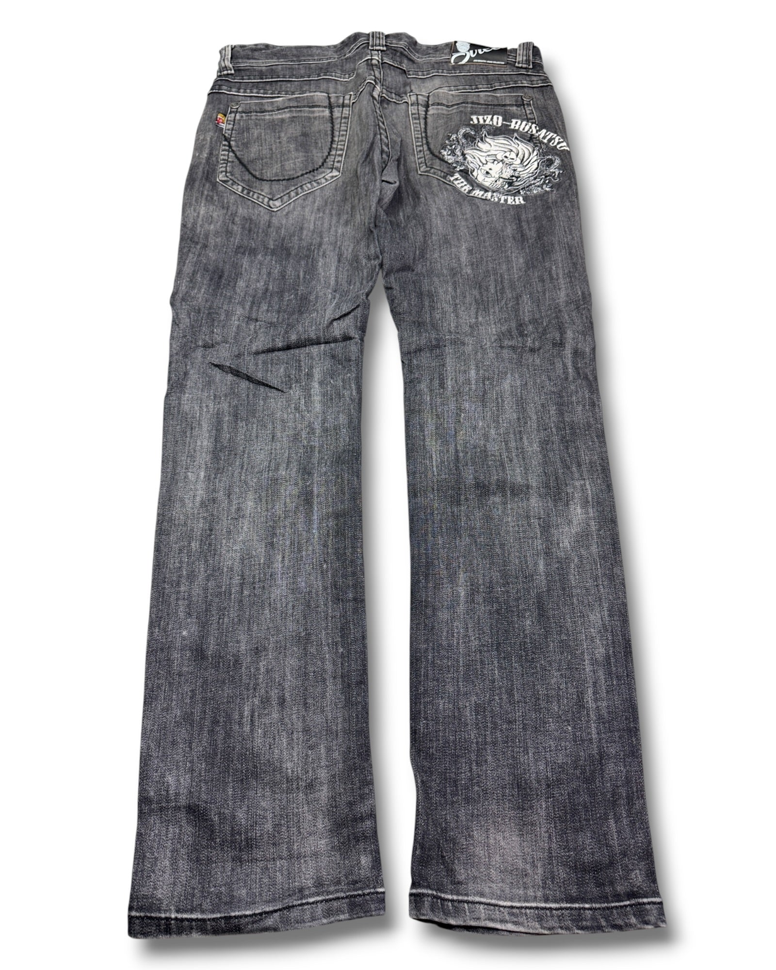 2000's Jizo Hip-hop Slim/Straight Japanese Jeans *very rare 36x32 (XL)