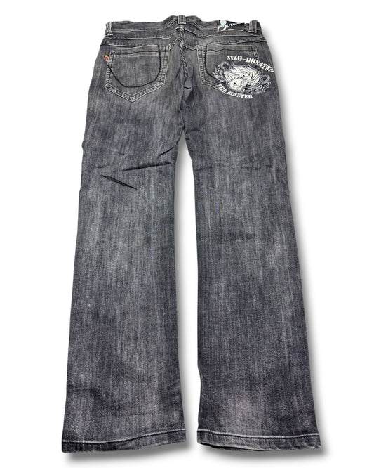 2000's Jizo Hip-hop Slim/Straight Japanese Jeans *very rare 36x32 (XL)