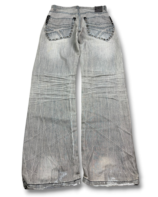 2000's SYS Hip Hop Baggy/Straight Jeans *rare 30x34 (M)