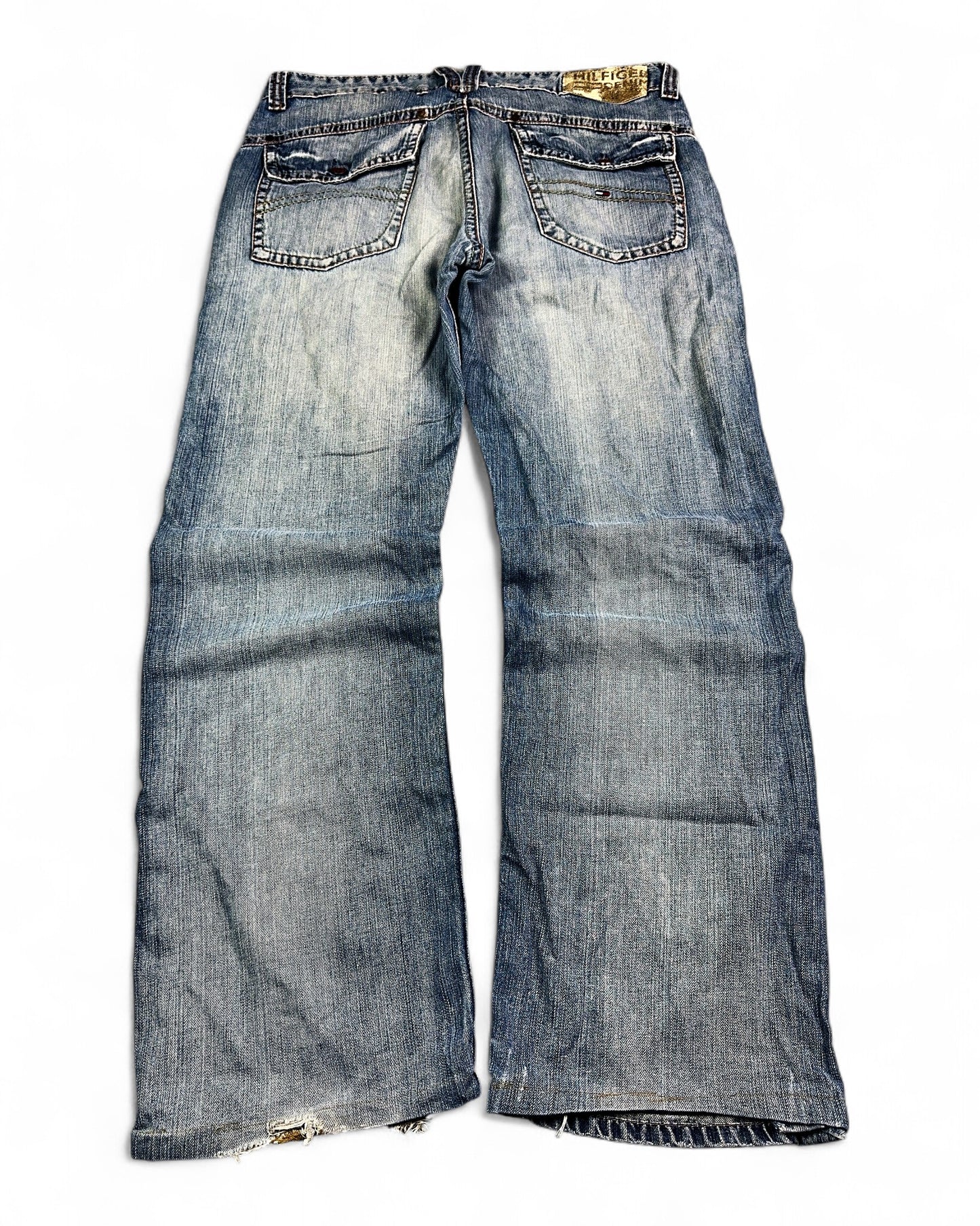 2000's Tommy Hilfiger Straight/Baggy Jeans *rare 36x32 (XL)