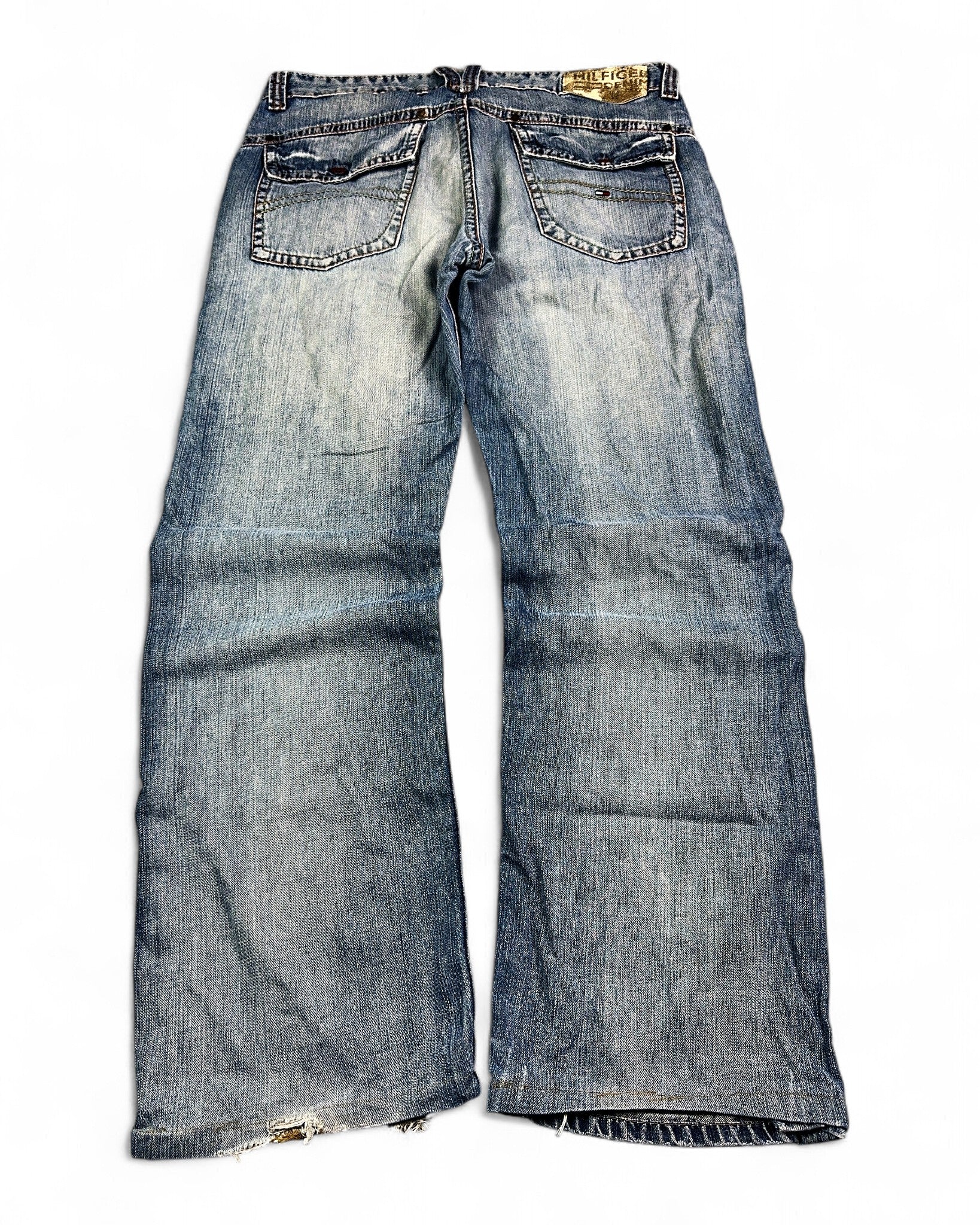 2000's Tommy Hilfiger Straight/Baggy Jeans *rare 36x32 (XL)