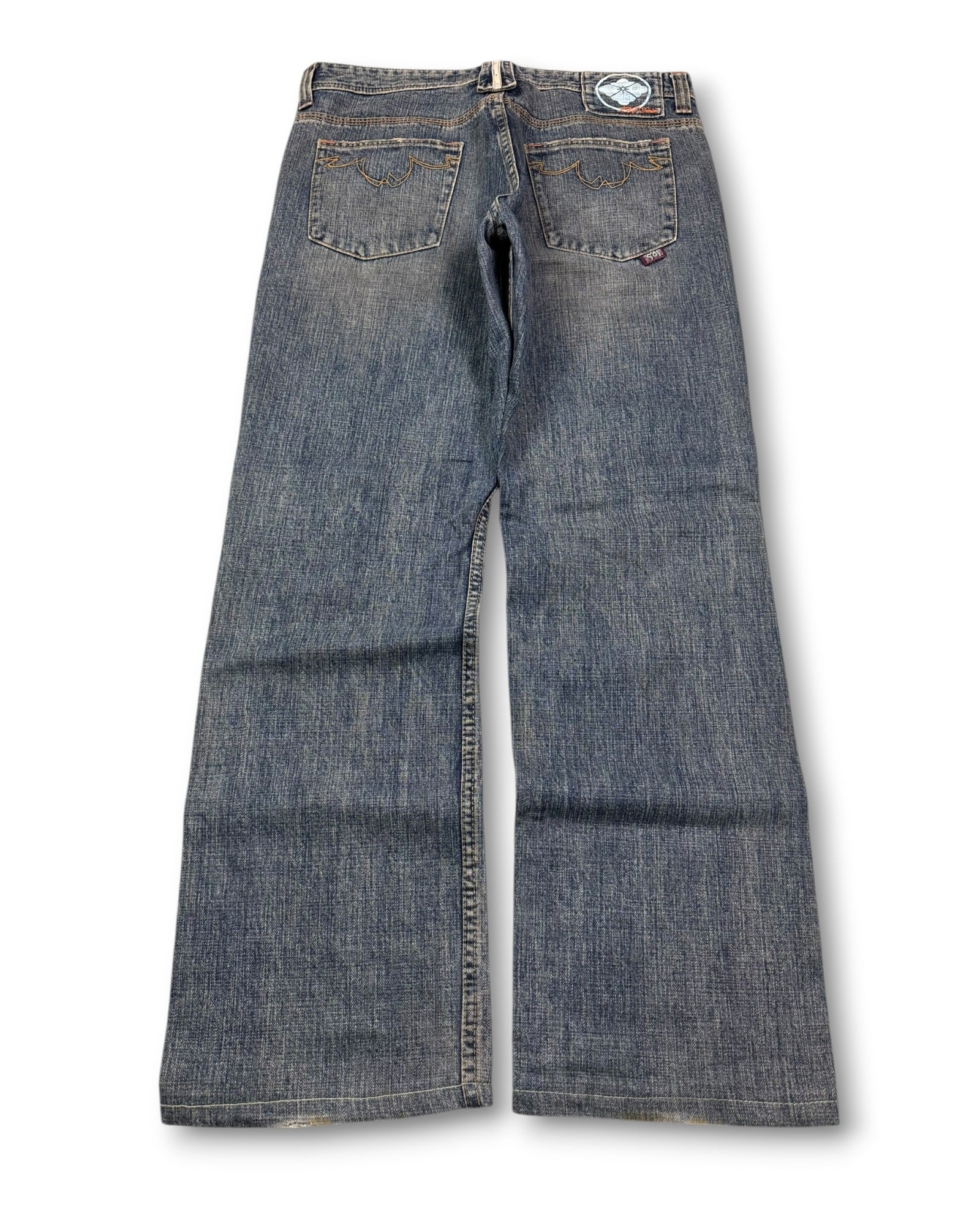 2000's X2 Straight/Baggy Japanese Jeans *rare 32x30 (M)