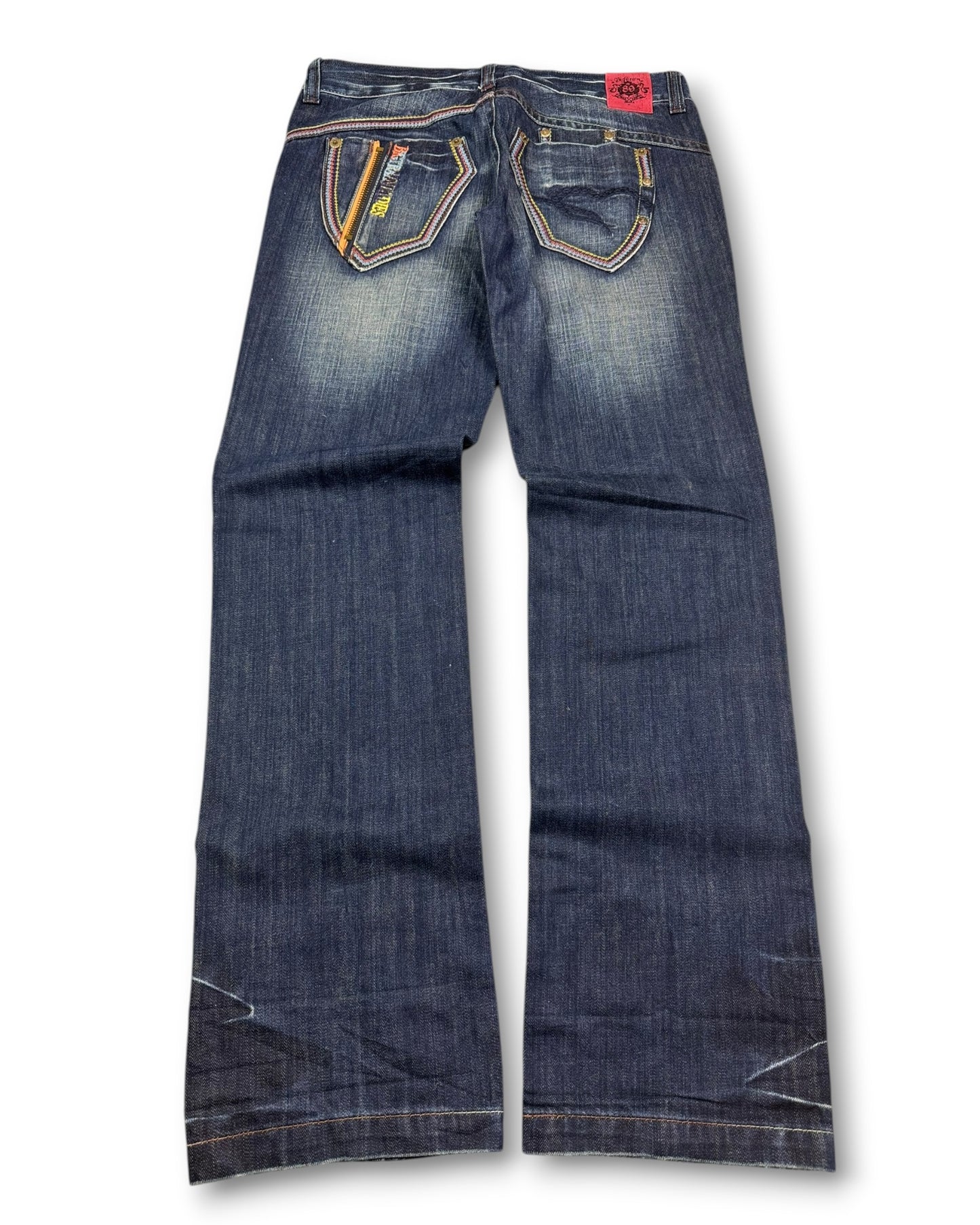 2000's Big Train Straight Japanese Jeans Women's *very rare 32x32 (M)