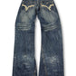 2000's Oni Japanese Baggy/Straight Jeans *rare 32x34 (M)