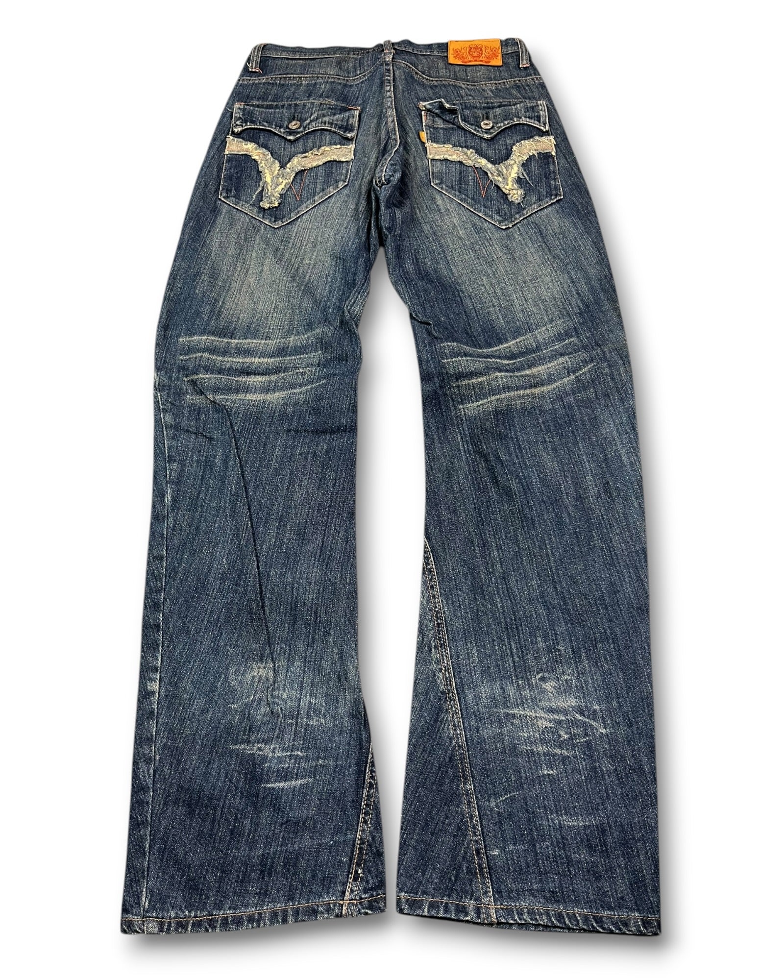 2000's Oni Japanese Baggy/Straight Jeans *rare 32x34 (M)