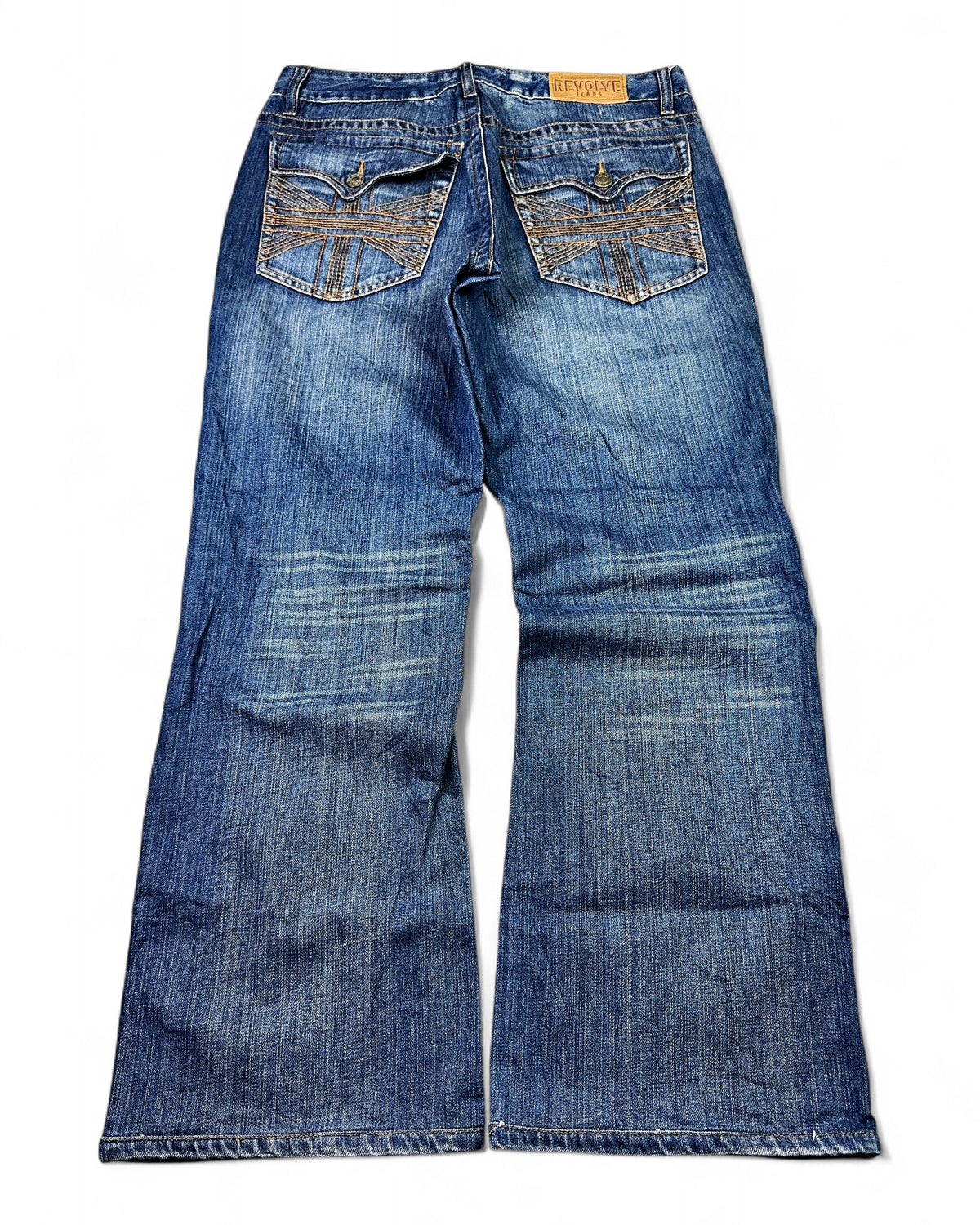 2000's Revolve Jeans Hip Hop Baggy/Bootcut Jeans *rare 34x32 (L)