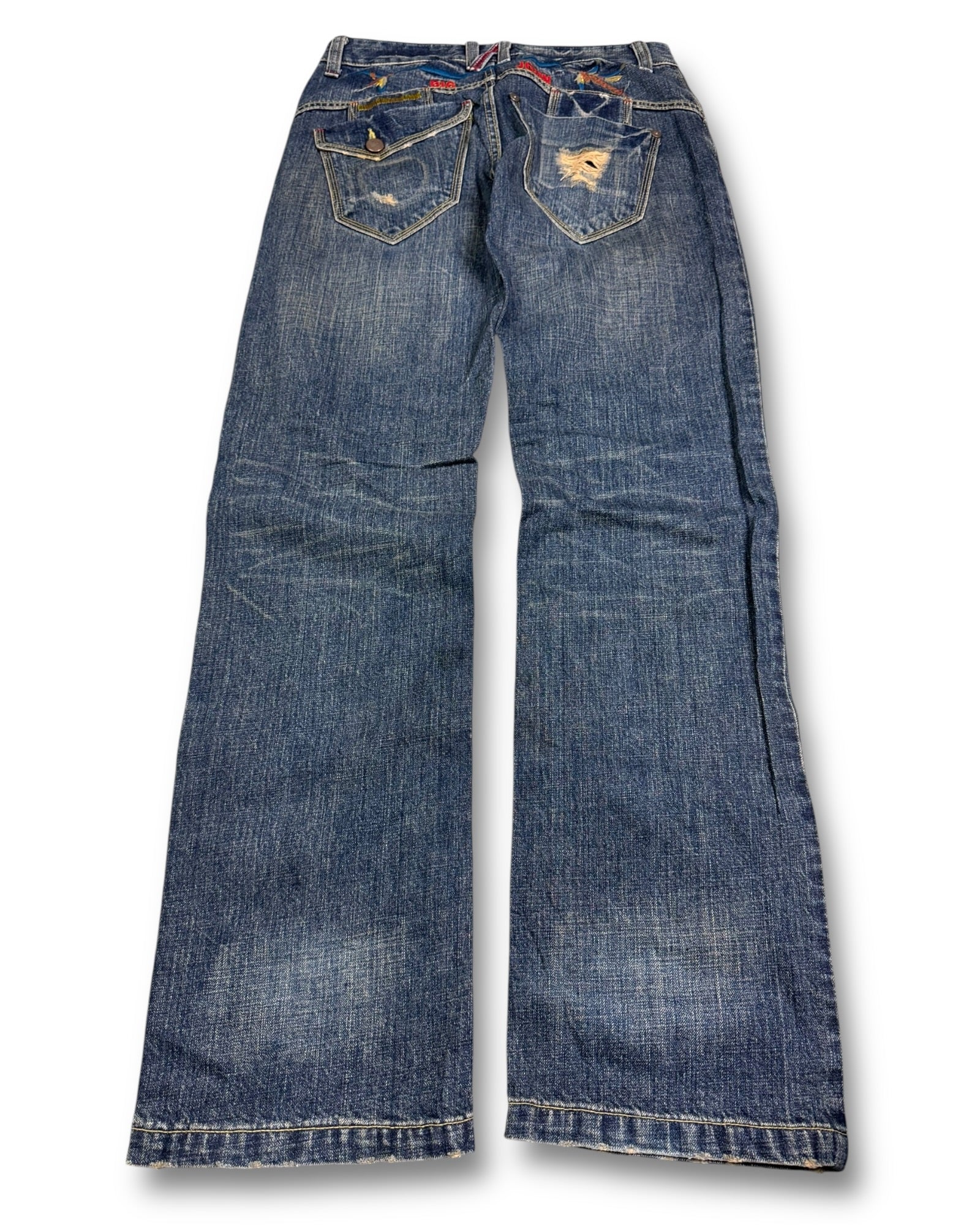 2000's Big John Straight/Baggy Japanese Jeans *rare 30x32 (M)