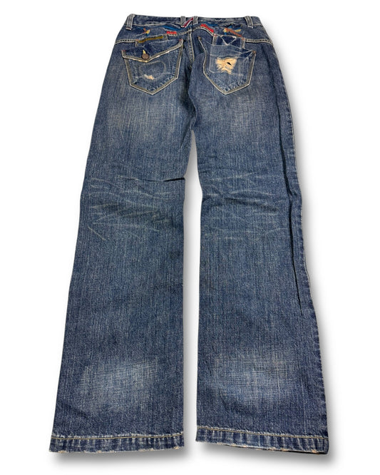 2000's Big John Straight/Baggy Japanese Jeans *rare 30x32 (M)