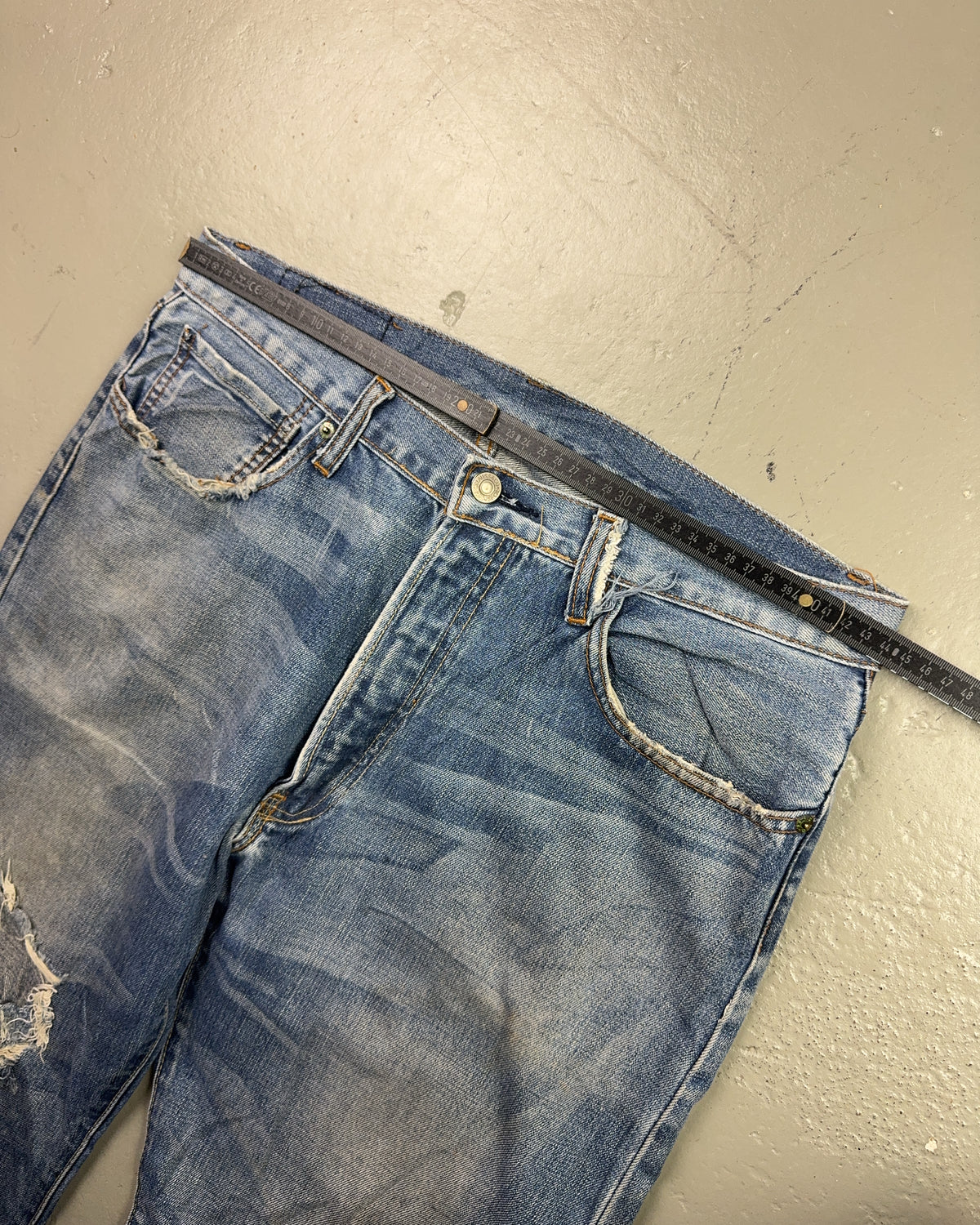 1970's Levi's Big E 501 Straight/Baggy Jeans *extremely rare 34x34 (L)