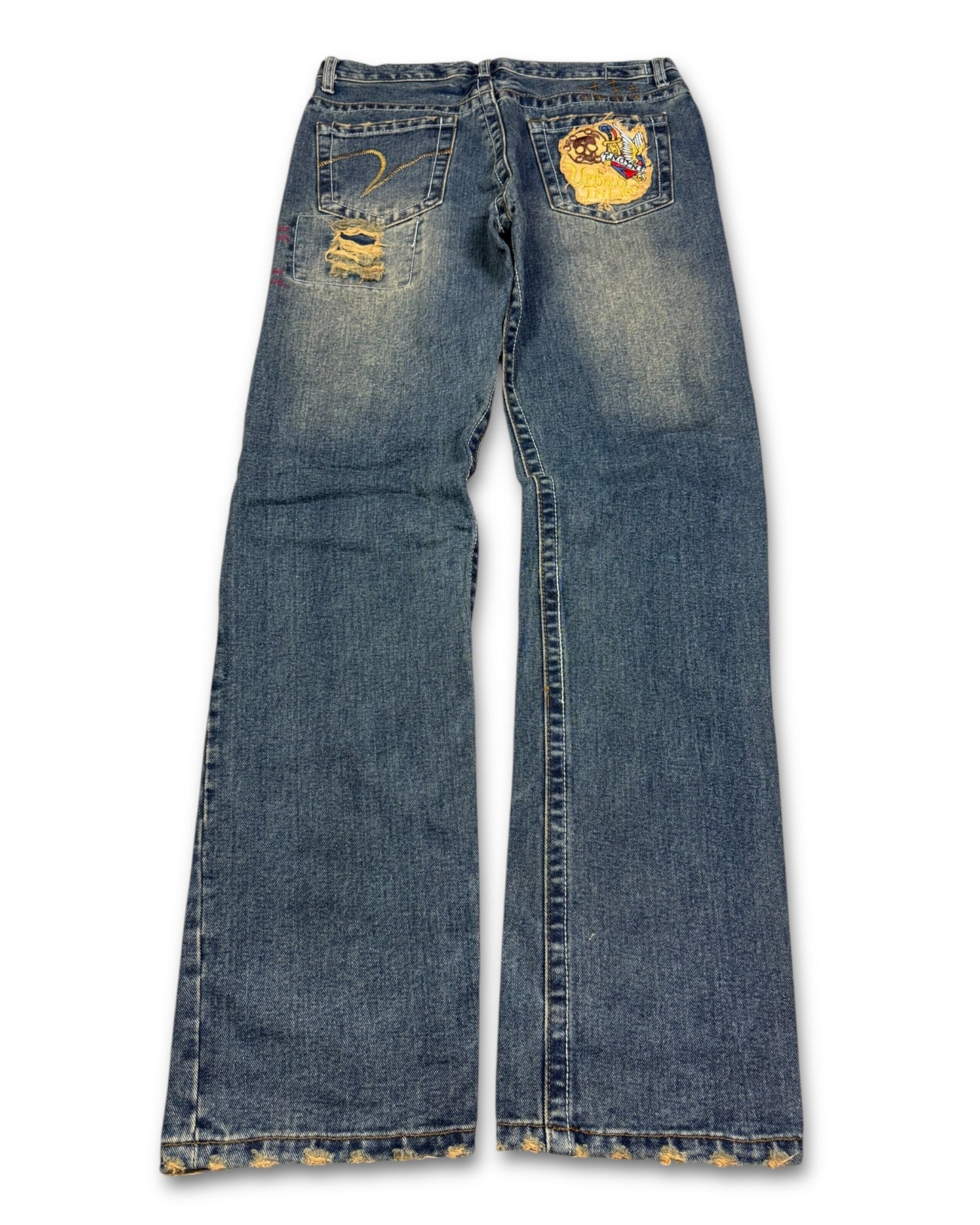 2000's Urban Fiver Straight/Baggy Jeans *very rare 30x34 (M)