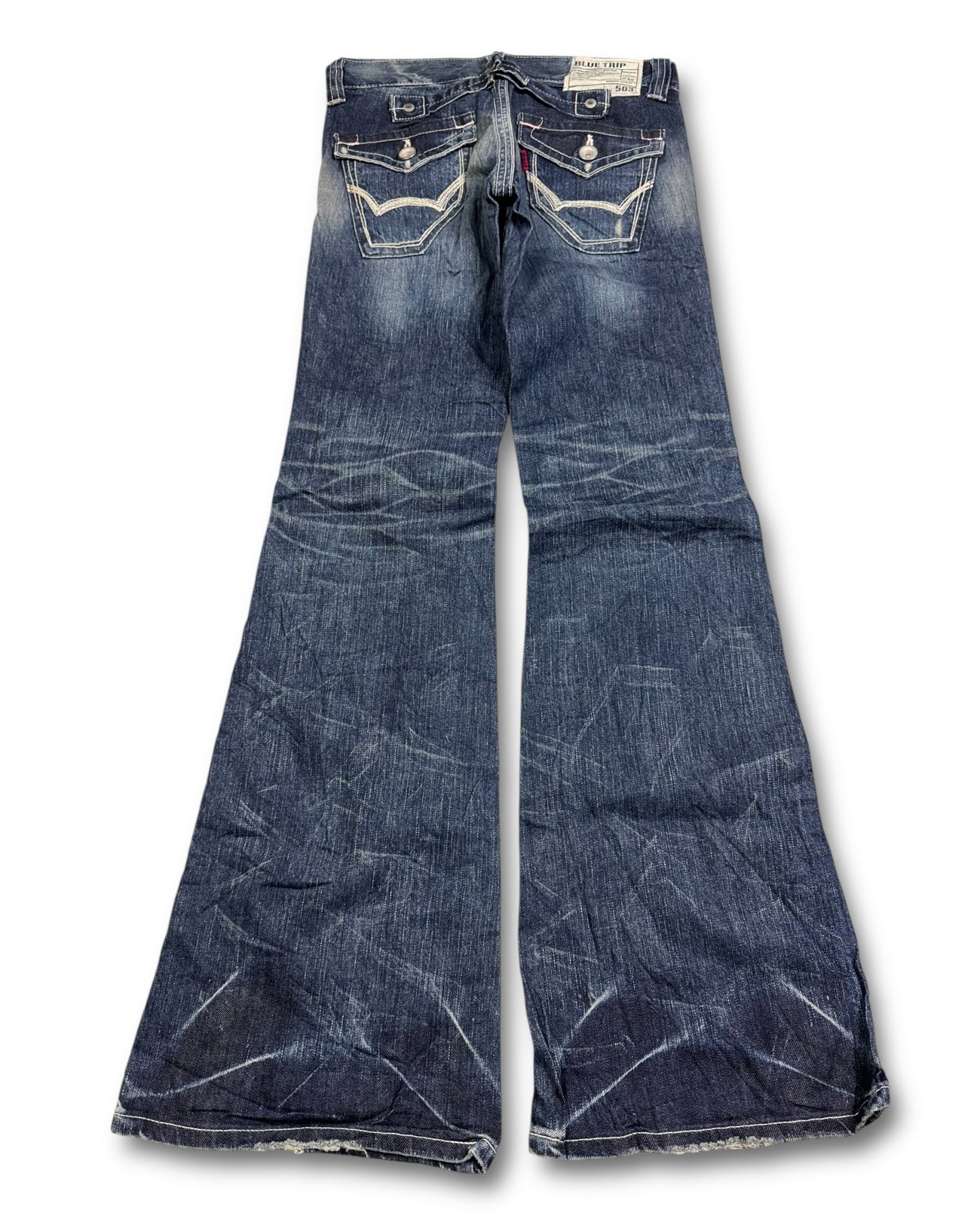 2000's Edwin Low Waist/Bootcut Japanese Jeans Women's *very rare 28x30 (S)