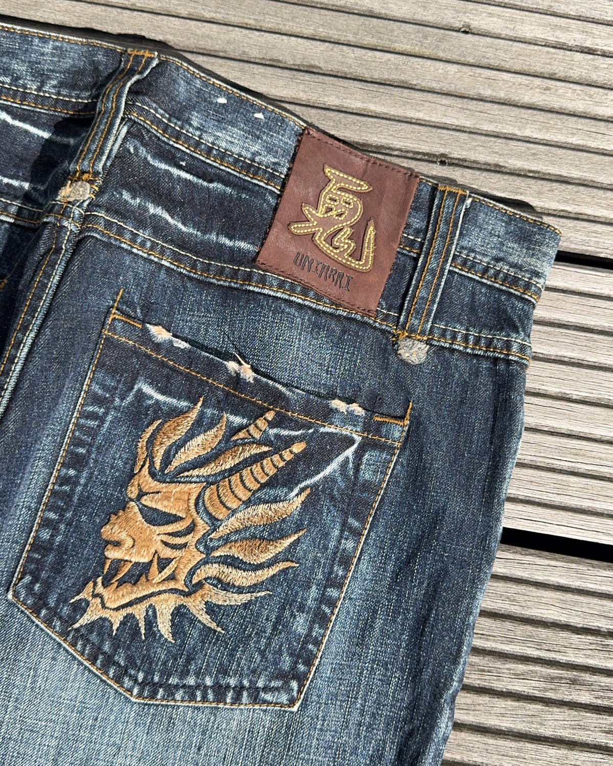 2000's Japanese Straight/Baggy Jeans *rare 36x32 (XL)
