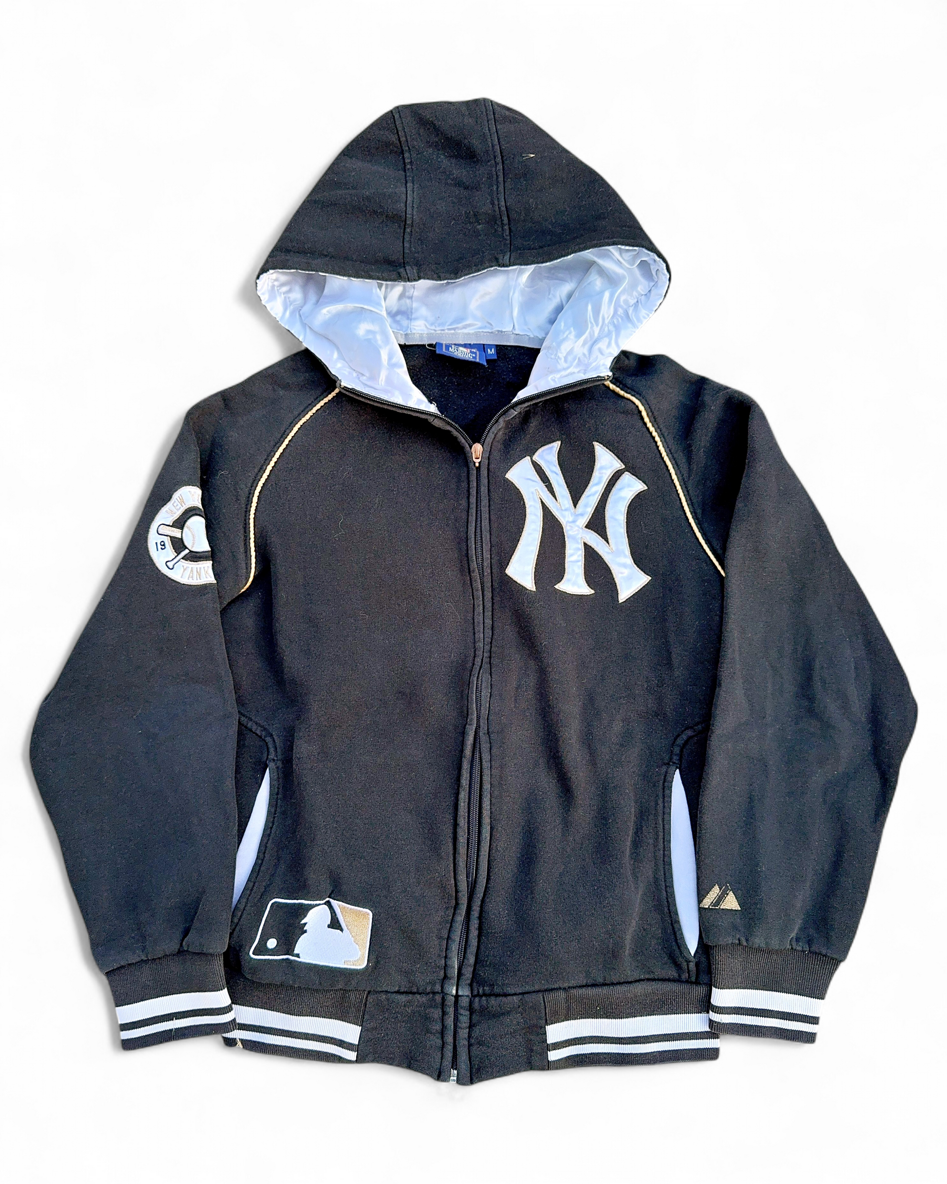2000's New York Yankees Majestic Athletic Zip Hoodie *rare (M)