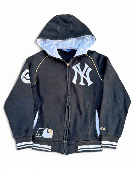 2000's New York Yankees Majestic Athletic Zip Hoodie *rare (M)