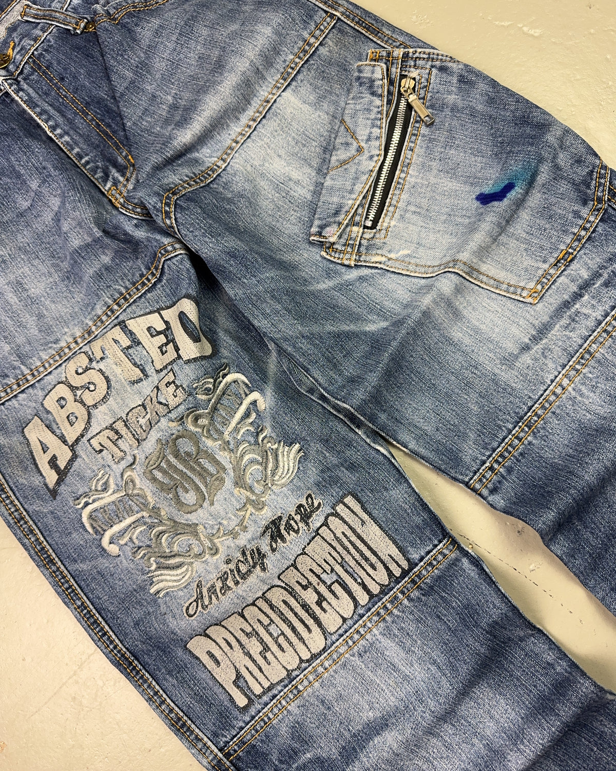 2000's X-jeans Hip Hop Baggy Jeans *rare 28x32 (S)