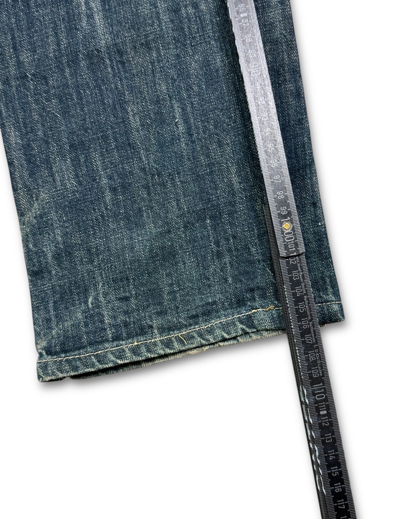 2000's Oniarai Nippon Japanese Straight Jeans *very rare 30x32 (M)