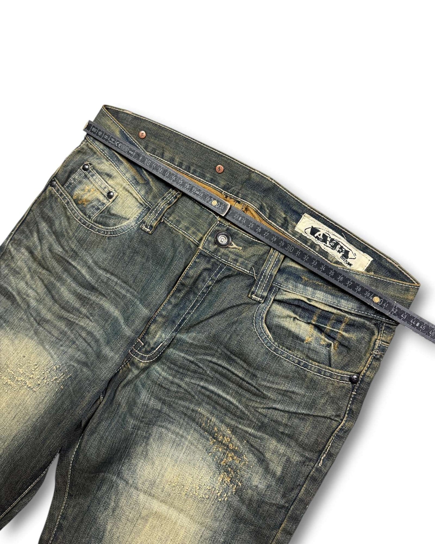 2000's Juzo Straight/Baggy Japanese Archive Jeans *very rare 32x34 (M)
