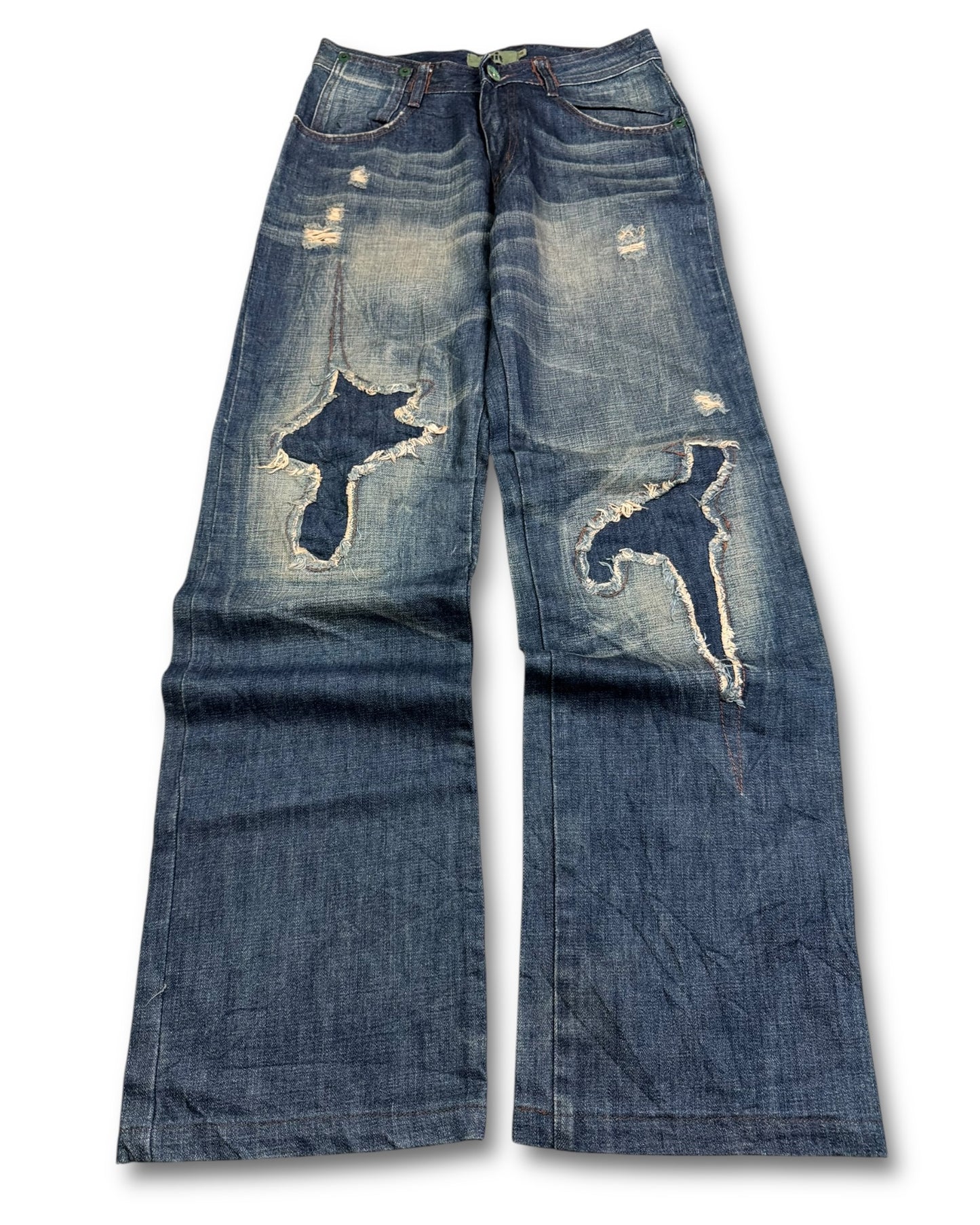 2000's Bali Straight/Baggy Japanese Archive Jeans *very rare 29x32 (S)