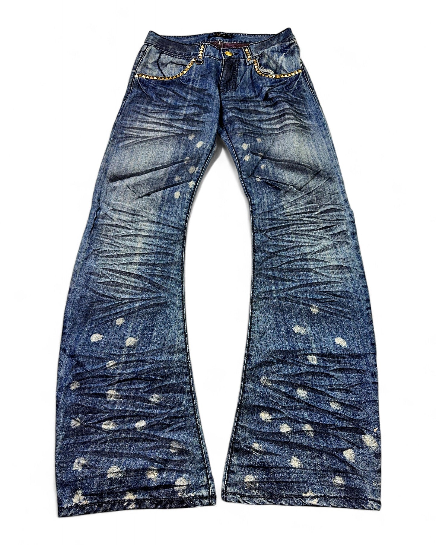 2000's Luxury Gender Japanese Archive Bootcut Jeans *very rare 30x32 (M)