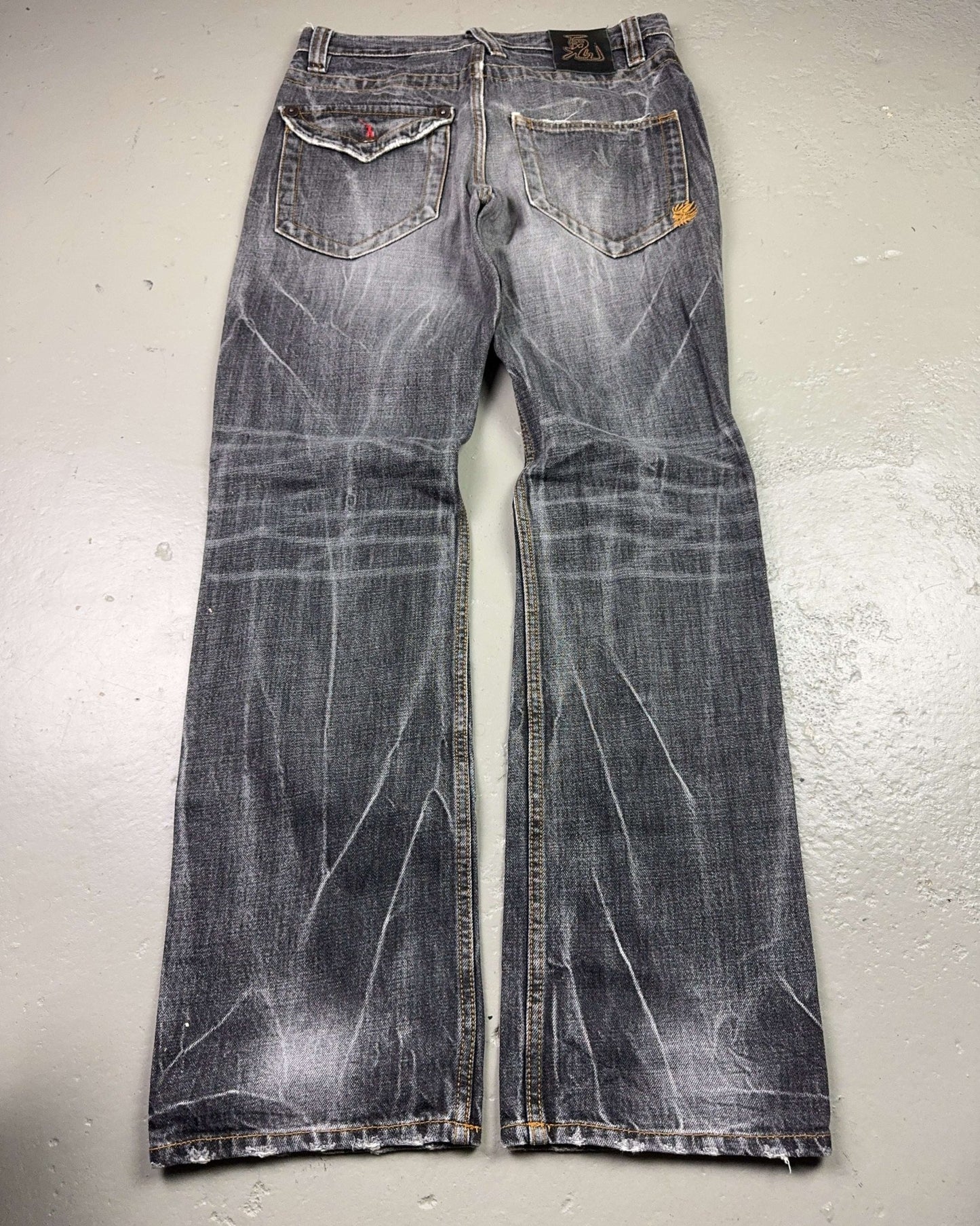 2000's Oniarai Japanese Archive Straight/Baggy Jeans *very rare 30x32 (M)
