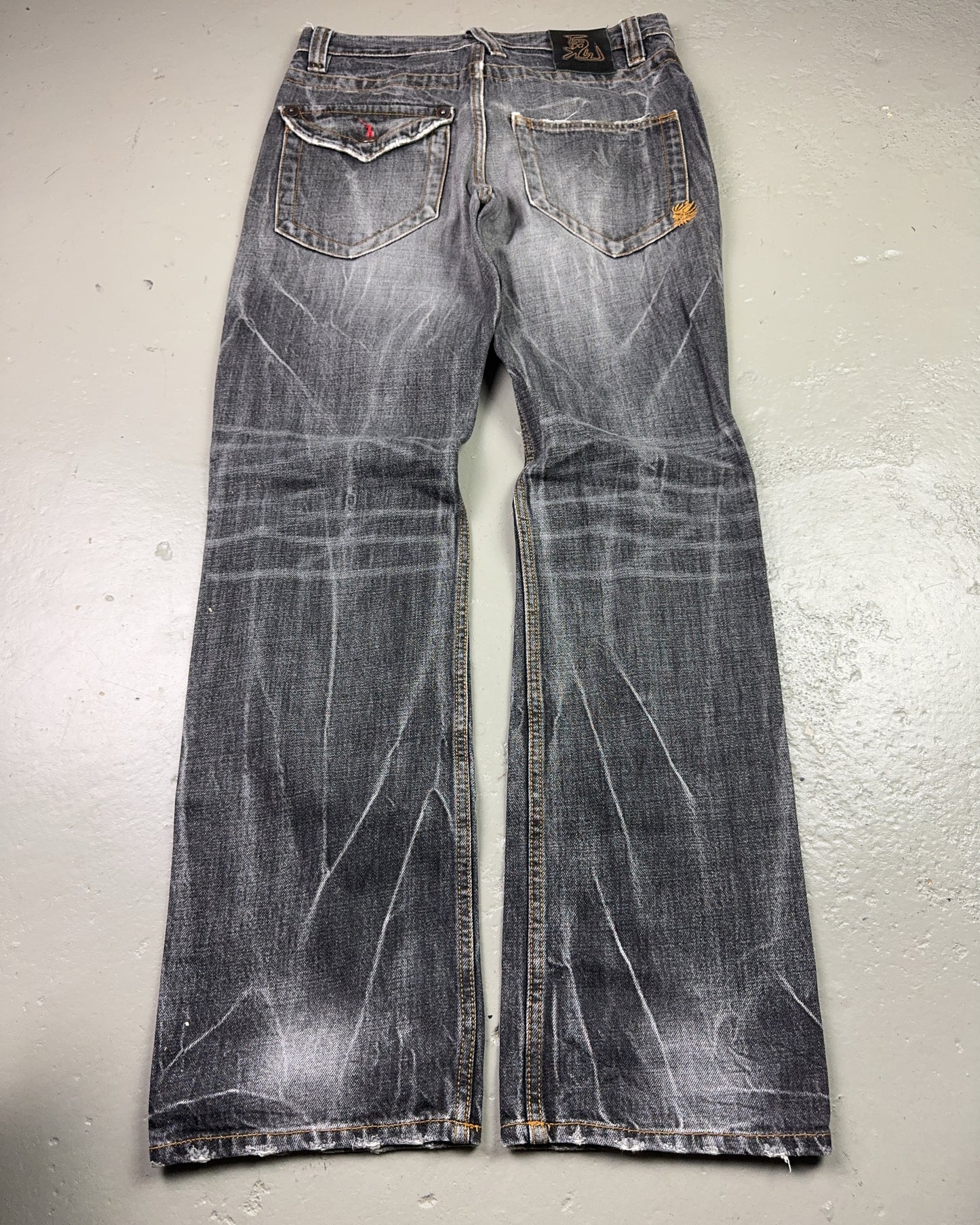 2000's Oniarai Japanese Archive Straight/Baggy Jeans *very rare 30x32 (M)
