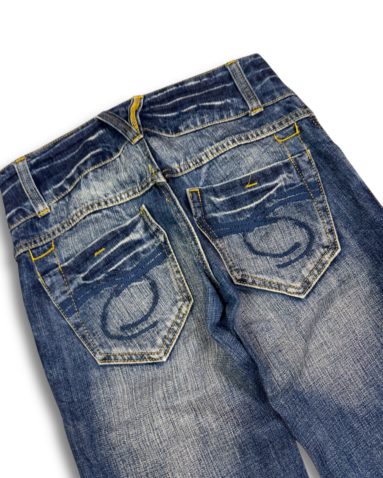 2000's Japanese Style Low Waist/Bootcut Jeans Women's *rare 26x30 (XS)