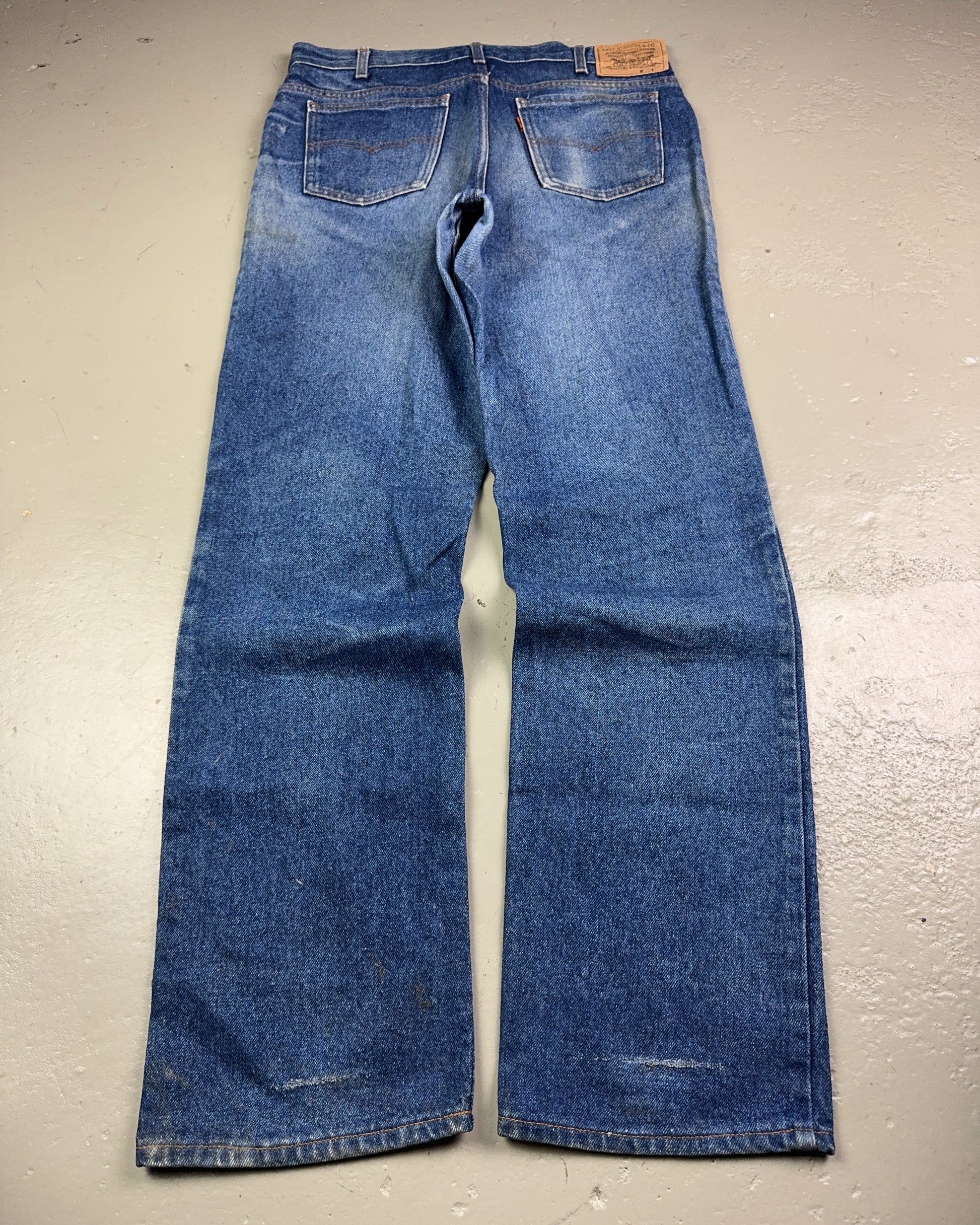1980's Levi's Orange Tab Straight Jeans *very rare 34x34 (L)