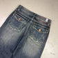 2000's Janudecer Korean Archive Baggy/Bootcut Jeans *rare 30x32 (M)
