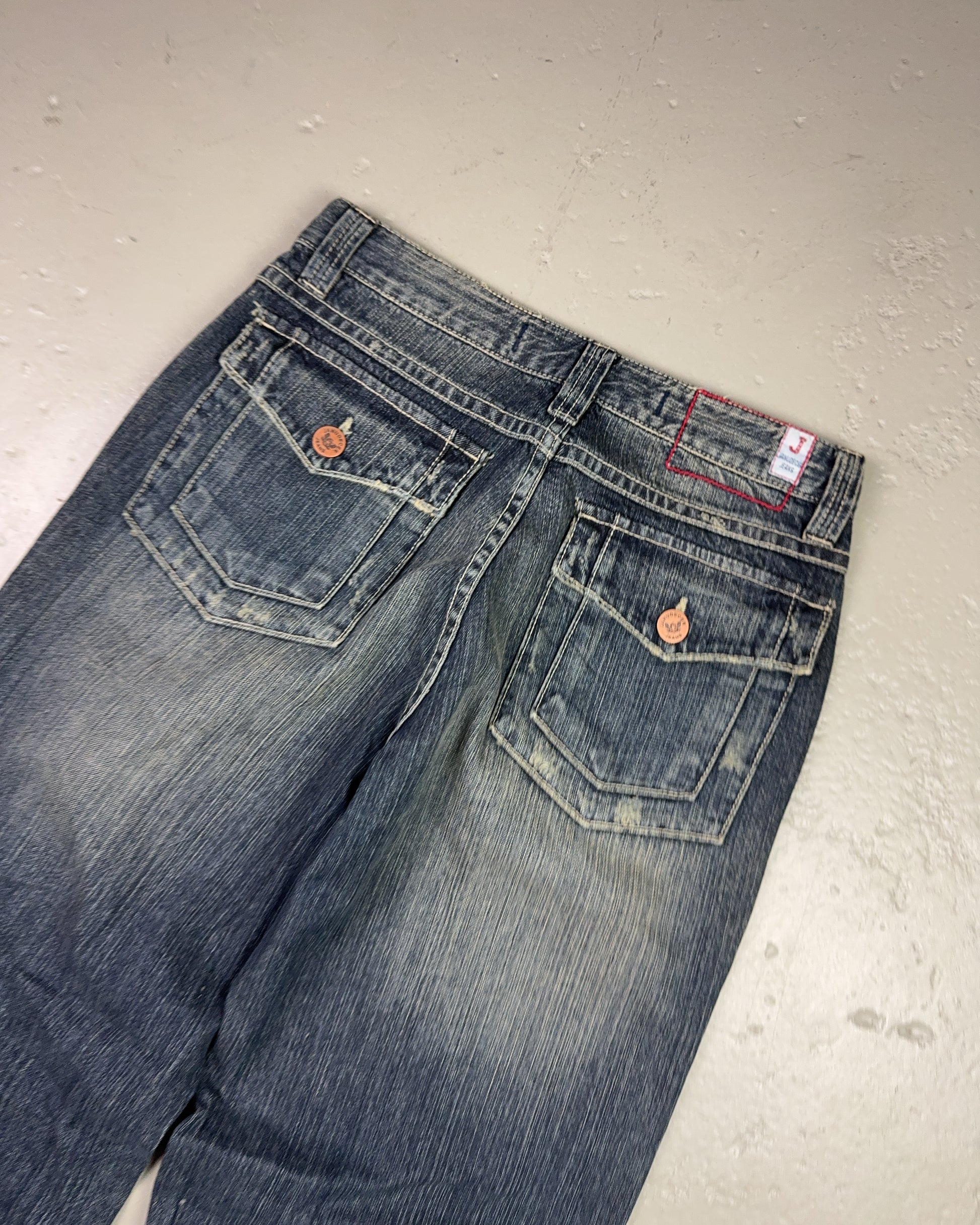 2000's Janudecer Korean Archive Baggy/Bootcut Jeans *rare 30x32 (M)
