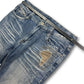 2000's Qilianshi Straight/Baggy Japanese Style Jeans *rare 32x32 (M)